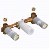 Axor Basic Set For 3-Hole Wall Mixer For Concealed Installation