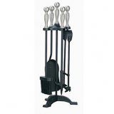 Clearance - Manor Black/Pewter Companion Set
