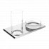 Keuco Edition 400 Double Holder with Crystal Glass Tumbler and Utensil Tray