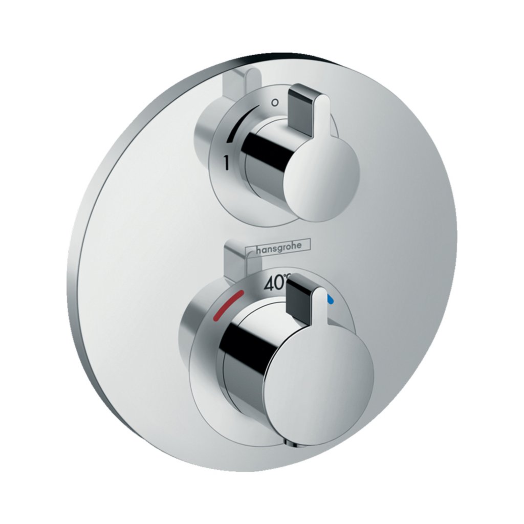 Hansgrohe Ecostat S Thermostatic mixer for concealed installation for 1 outlet with shut-off valve