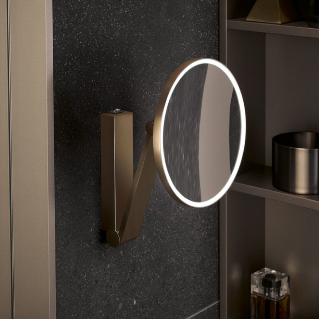 Keuco iLook_move Cosmetic Mirror With Rocker Switch - Round