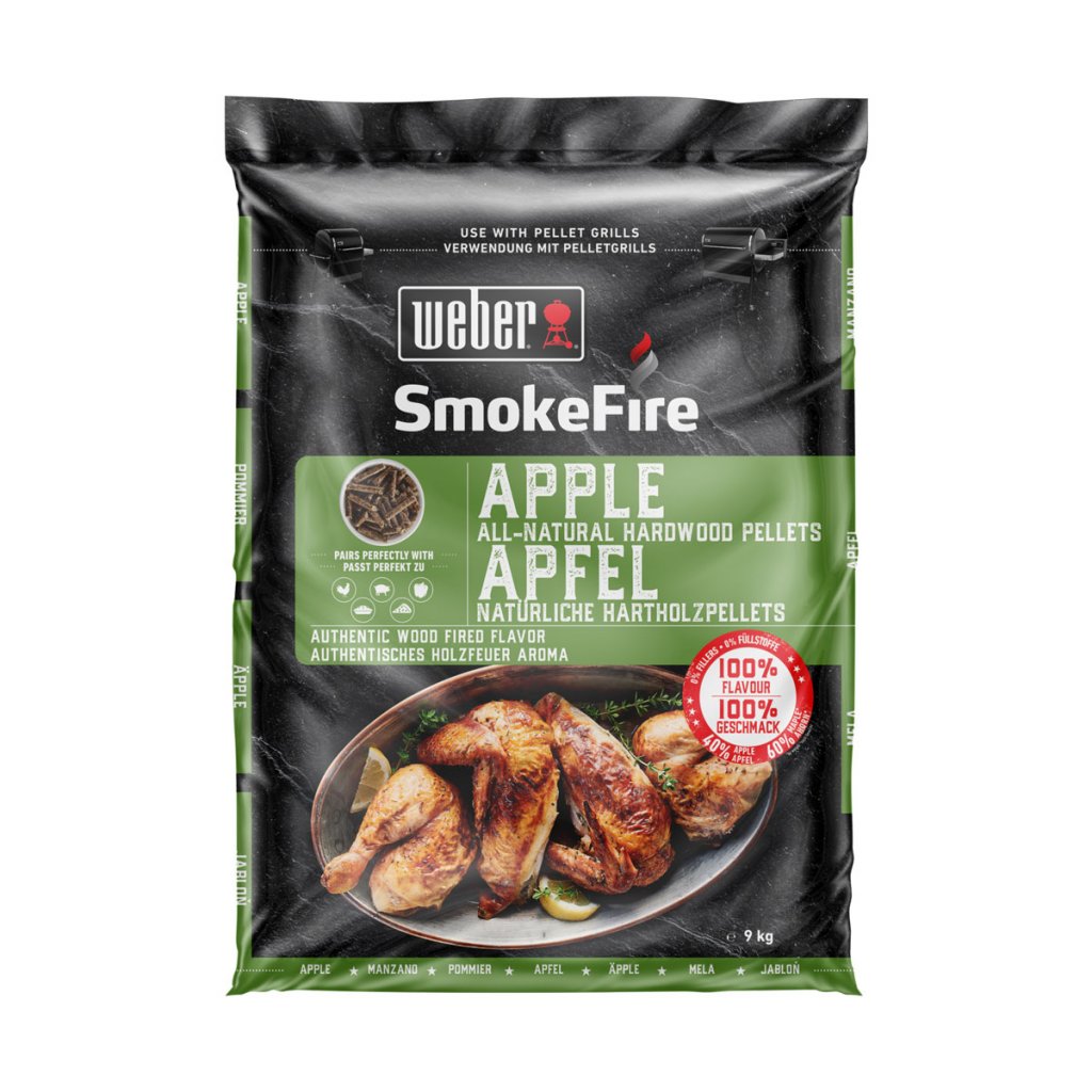 Weber Grill Academy Apple Wood Pellets - 9kg