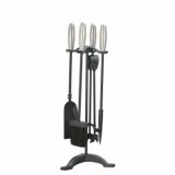 Clearance - Manor Black/Pewter Elipse Companion Set