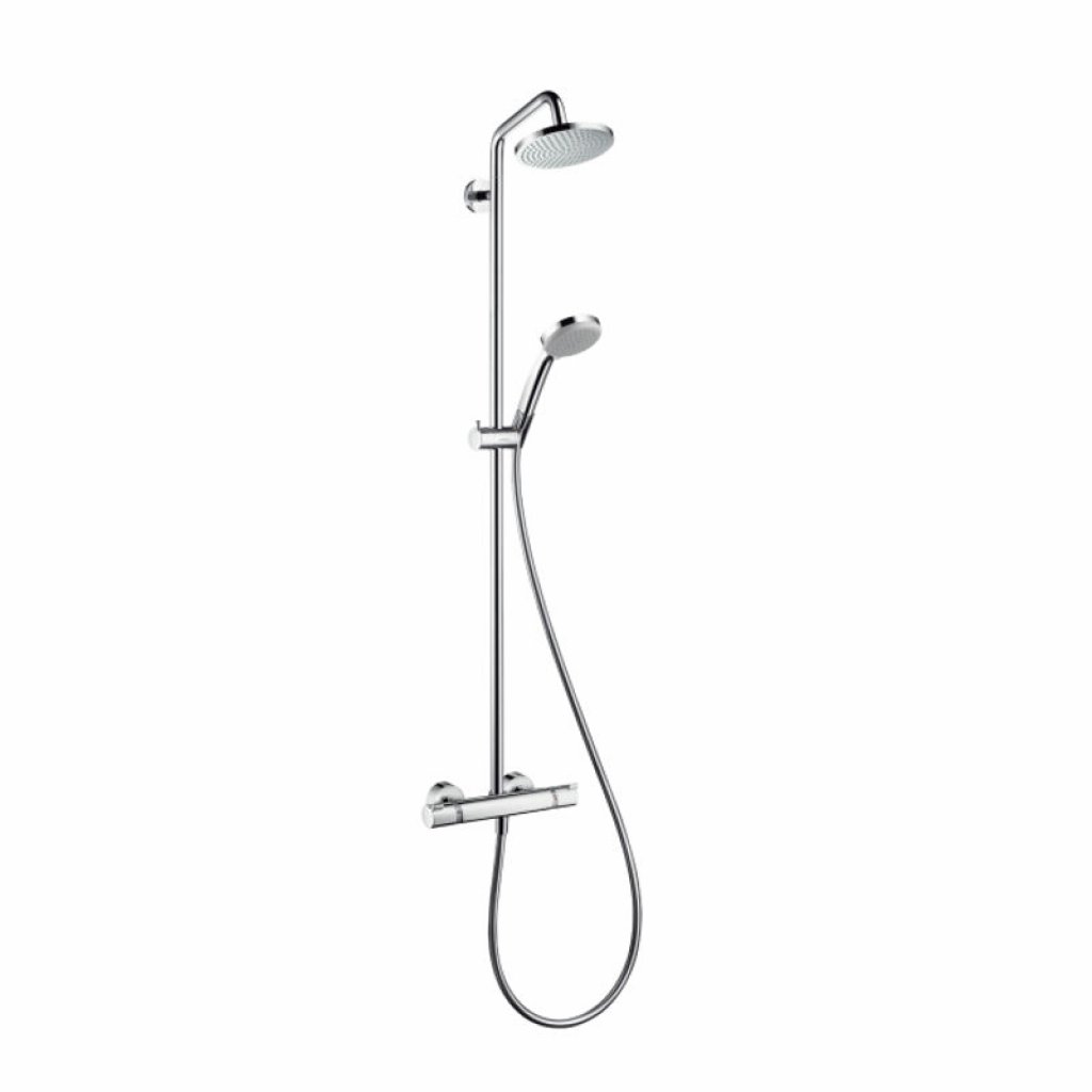 Hansgrohe Croma 160 Showerpipe & 2jet Hand Shower