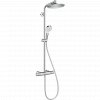 Hansgrohe Crometta S Showerpipe 240 1jet with Thermostatic Shower Mixer - Round