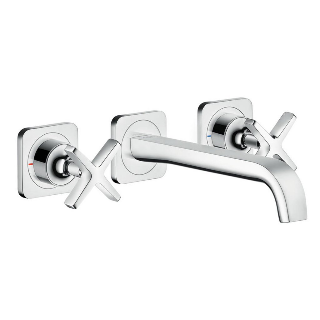 Axor - Citterio E 3-Hole Mixer for Concealed Installation Wall Mounted 