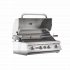 Bull Angus Built-in 4 Burner Gas BBQ Grill - Stainless Steel