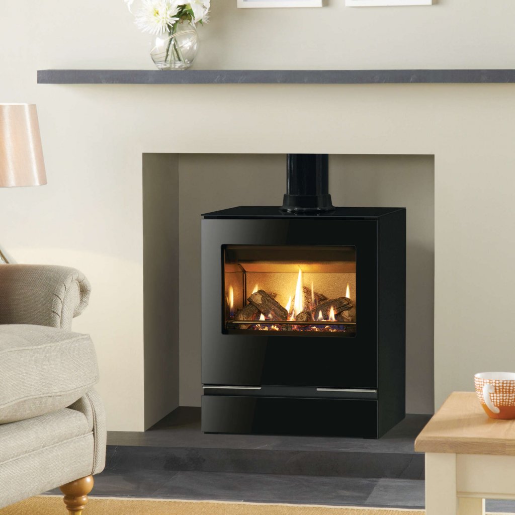 Gazco Vision Medium Gas Stove - Balanced Flue - Natural Gas
