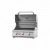 Bull Steer Premium Built-in 3 Burner Gas BBQ Grill - Stainless Steel