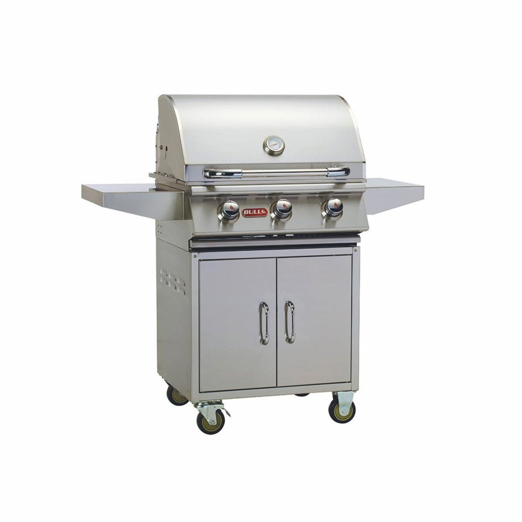 Bull Steer Gas 60cm BBQ - 3 Burners - Free Bull Cover Included