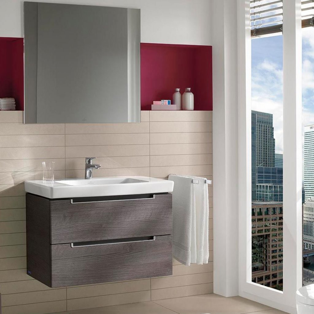 Villeroy & Boch Subway 2.0 Basin & Vanity Unit 1000mm Bundle 