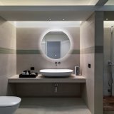 HIB Theme LED Illuminated Ambient Mirror With Heated Pads