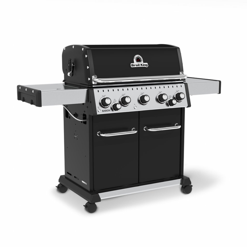 Broil King Baron 590 Gas BBQ - Includes Side Burner & Rotisserie