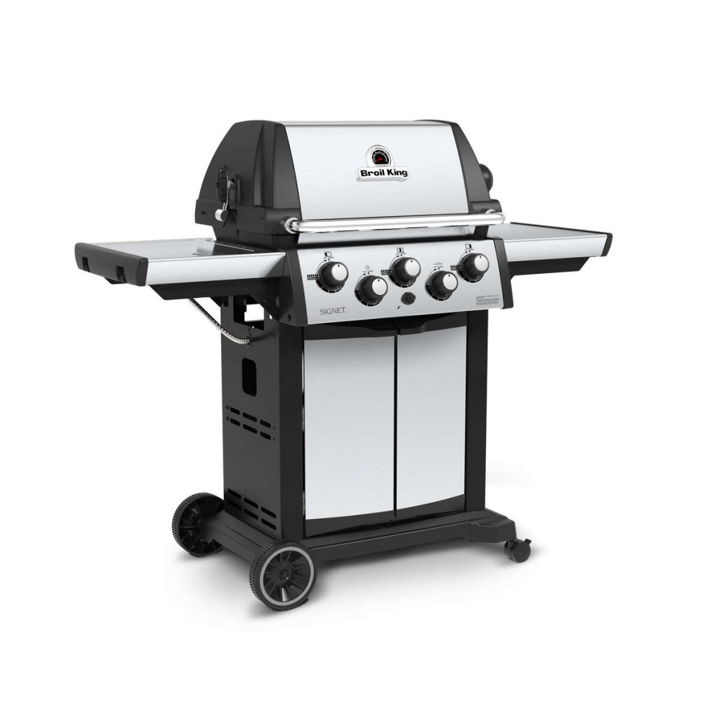 Broil King Signet 390 Gas BBQ - Includes Side Burner & Rotisserie