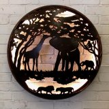 The Firepit Company Africa Illuminated Wall Art