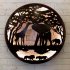 The Firepit Company Africa Illuminated Wall Art