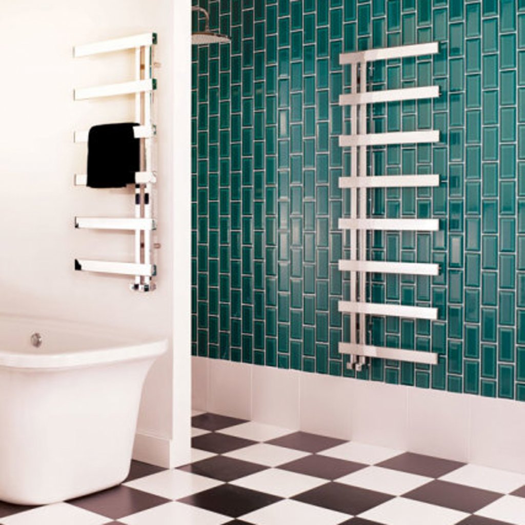 Bisque Alban Heated Towel Rail - Available in 3 Sizes