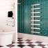 Bisque Alban Heated Towel Rail - Available in 3 Sizes