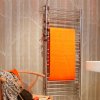 JIS - Ashdown Heated Towel Rail - Polished stainless steel