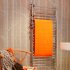 JIS - Ashdown Heated Towel Rail - Polished stainless steel