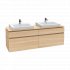 Villeroy & Boch Legato 1600mm Double Drawer Vanity Unit & 2 Basin Bundle