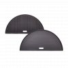 Kamado Joe Half Moon Cast Iron Reversible Griddle - Big Joe
