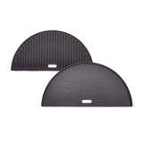 Kamado Joe Half Moon Cast Iron Reversible Griddle - Big Joe
