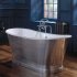 Imperial Radison Cast Iron Free Standing Bath Polished Aluminium Skirt