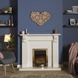 Clearance - Dimplex Braemar Antique Brass Optiflame 3D Electric Inset Fire