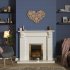 Clearance - Dimplex Braemar Antique Brass Optiflame 3D Electric Inset Fire