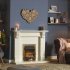 Clearance - Dimplex Braemar Brass Optiflame 3D Electric Inset Fire