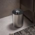 Clearance - Keuco Plan Waste Bin in Chrome & Dark Grey Finish