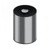 Clearance - Keuco Plan Waste Bin in Stainless Steel & Dark Grey Finish 