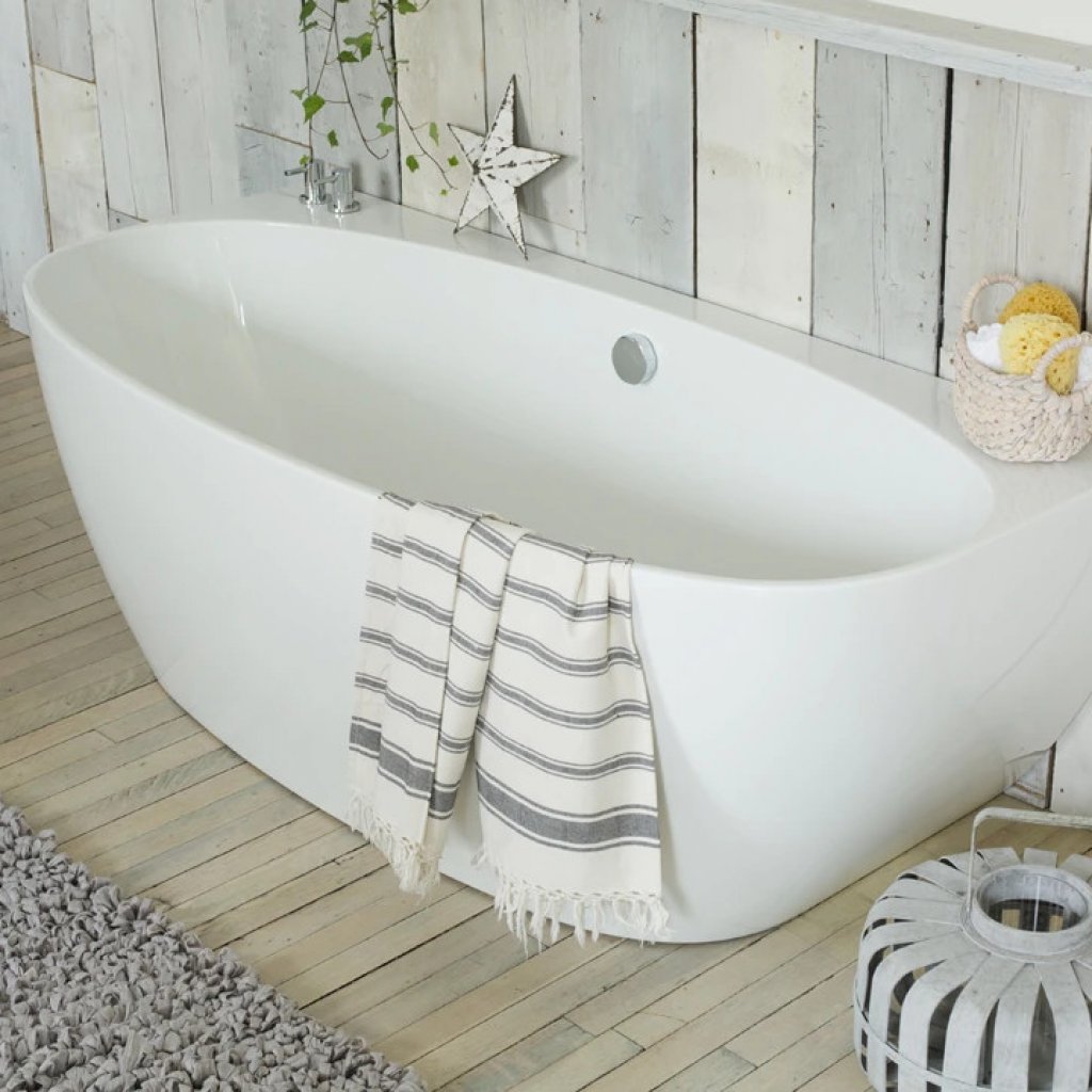 Waters Natura Cove Back To Wall Bath 
