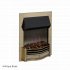 Clearance - Dimplex Dumfries Optiflame 3D Inset Electric Fire - Antique Brass