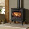 Dovre 425 Matt Black Cast Iron Gas Stove