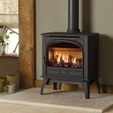 Dovre 425 Matt Black Cast Iron Gas Stove