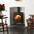 Dovre 425 Matt Black Single Door 8kW Multi Fuel Stove - EcoDesign Ready