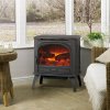 Dovre 425 Matt Black Cast Iron Electric Stove