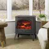 Dovre 425 Matt Black Cast Iron Electric Stove