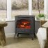 Dovre 425 Matt Black Cast Iron Electric Stove
