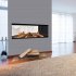Evonic E1030DS Double Sided Tunnel Inset Electric Fire