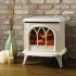 Huntingdon 30 Ivory Enamel Electric Stove - Mk1 - With Tracery Door