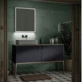 HIB Exos Illuminated Mirrored Cabinet