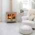 Charnwood Island III 12kW Eco Multi Fuel Wood Burning Stove - DEFRA Approved - EcoDesign Ready