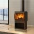 Jotul F305 R Wood Burning Stove with Base Unit - Black