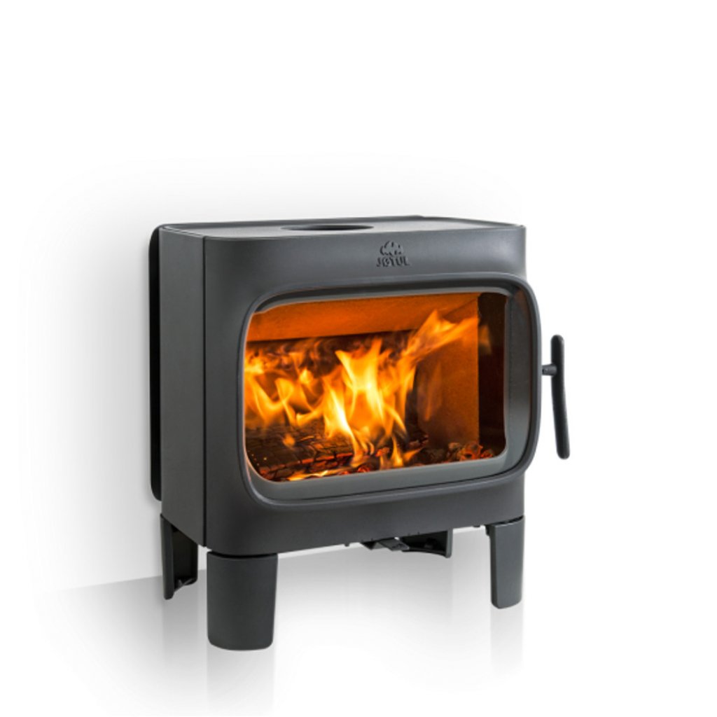 Jotul F305 R Wood Burning Stove with Short Legs - Black