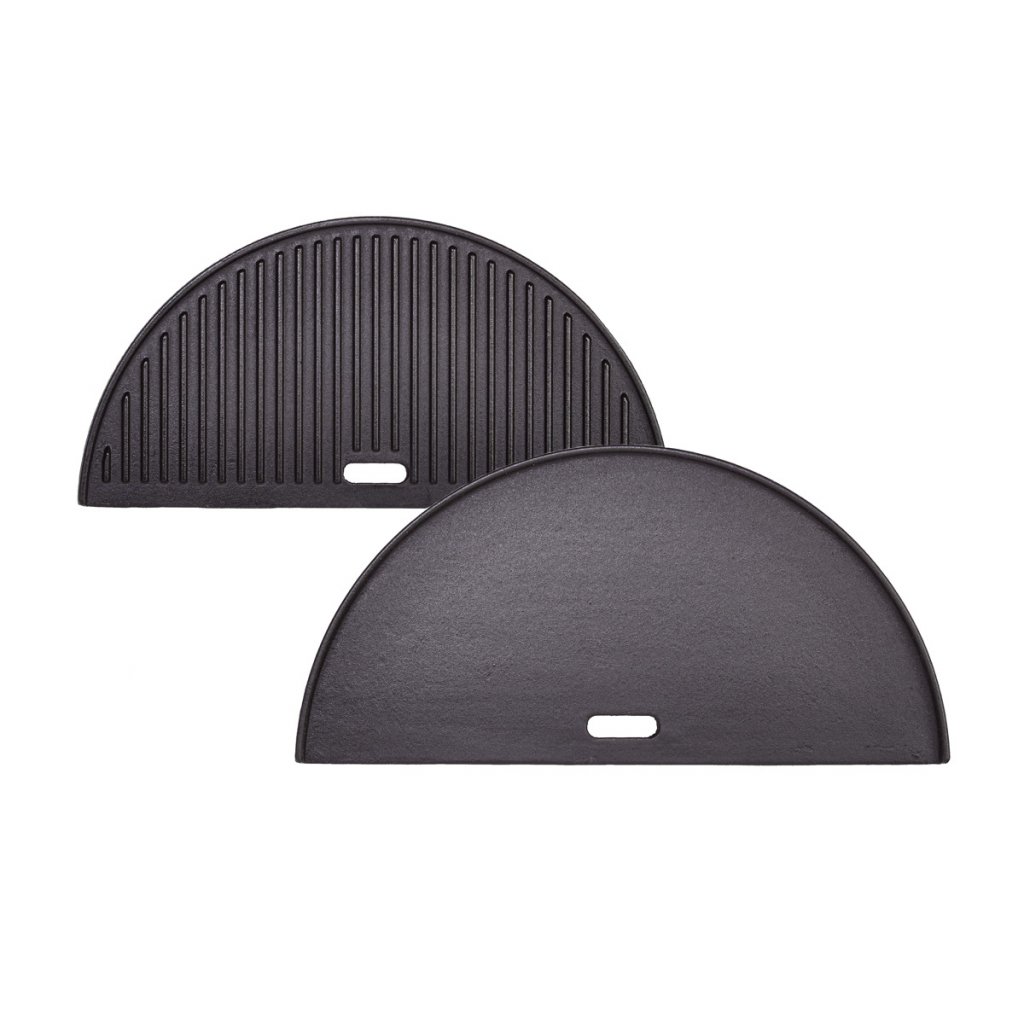 Kamado Joe Half Moon Cast Iron Reversible Griddle - Classic
