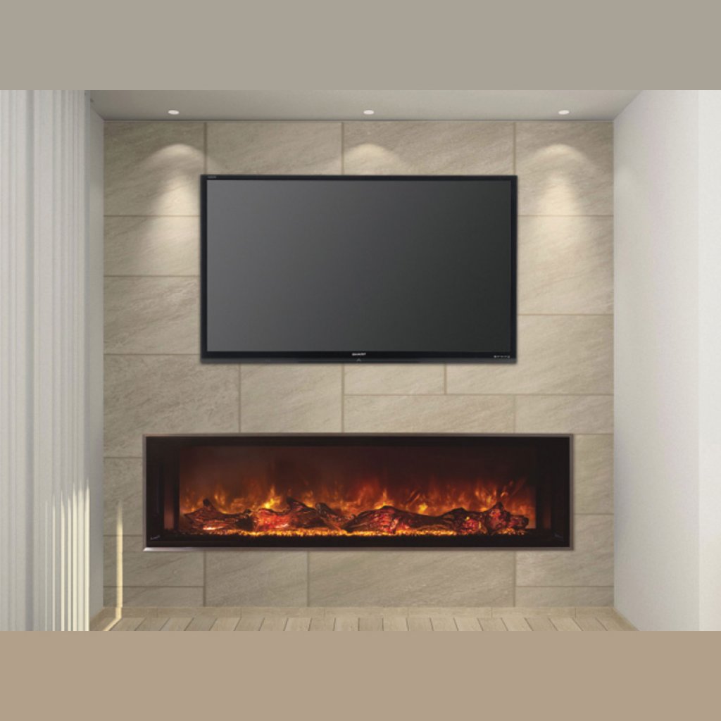 Modern Flames LFV1500 Inset Electric Fire - Includes Log Fuel Bed