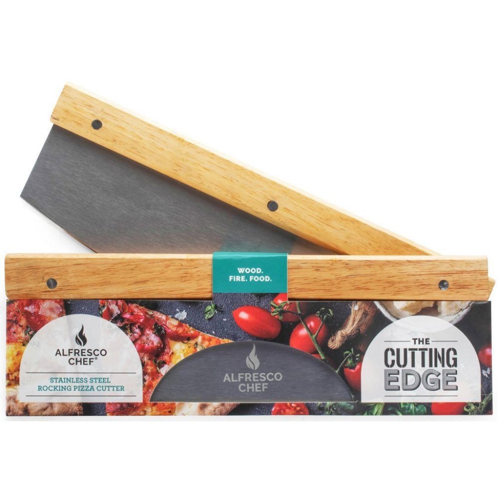 Alfresco Chef Mezzaluna Pizza Cutter 
